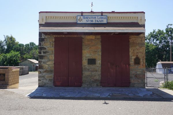 [Picture of Hornitos Masonic Hall]
